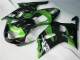 Verde Nero Carene Moto Suzuki GSXR 600 / 750 K1 K2 K3 2001-2003 Verde Nero Carene Moto Suzuki GSXR 600 / 750 K1 K2 K3 2001-2003