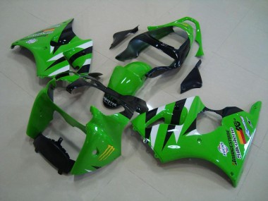 Verde Nero Carrozzeria Moto & Carena Moto Kawasaki ZX6R 2000-2002