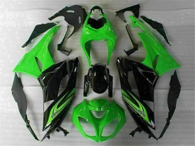 Verde Nero Carrozzeria Moto & Carena Moto Kawasaki ZX6R 2009-2012