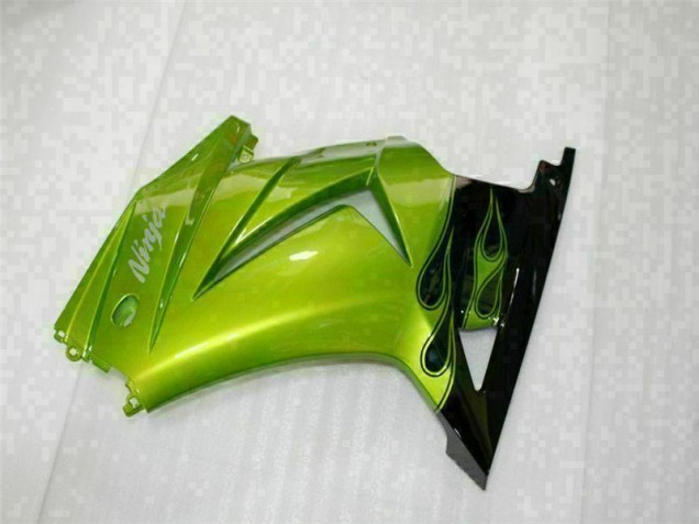 Verde Nero Kit Carene Kawasaki EX250 2008-2012 Verde Nero Kit Carene Kawasaki EX250 2008-2012