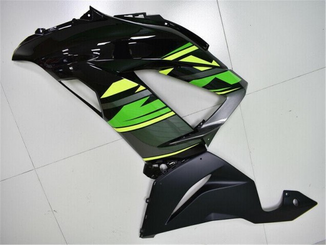 Verde Nero Kits Carene Moto Kawasaki ZX6R 2013-2018 Verde Nero Kits Carene Moto Kawasaki ZX6R 2013-2018