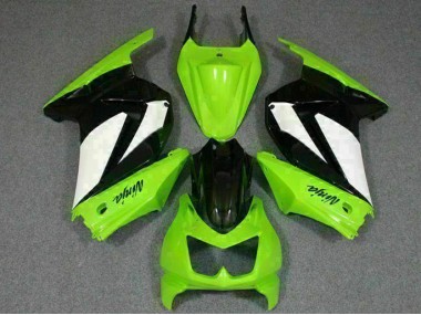 Verde Nero Ninja ABS Kit Carenatura Moto Kawasaki EX250 2008-2012