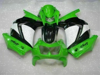 Verde Nero Ninja ABS Plastica Moto Kawasaki EX250 2008-2012