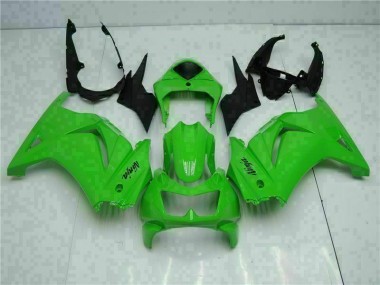 Verde Nero Ninja Kits Carenatura Moto Kawasaki EX250 2008-2012