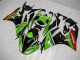 Verde Nero Rosso Carene Moto Kawasaki ZX6R 2009-2012 Verde Nero Rosso Carene Moto Kawasaki ZX6R 2009-2012