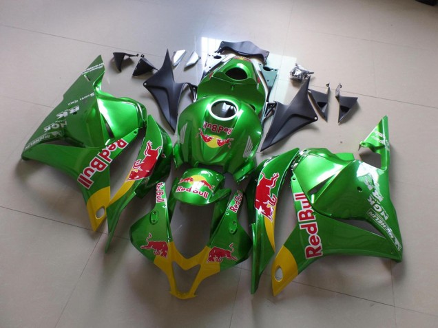 Verde Red Bull Carene Moto Honda CBR 600 RR 2009-2012 Verde Red Bull Carene Moto Honda CBR 600 RR 2009-2012