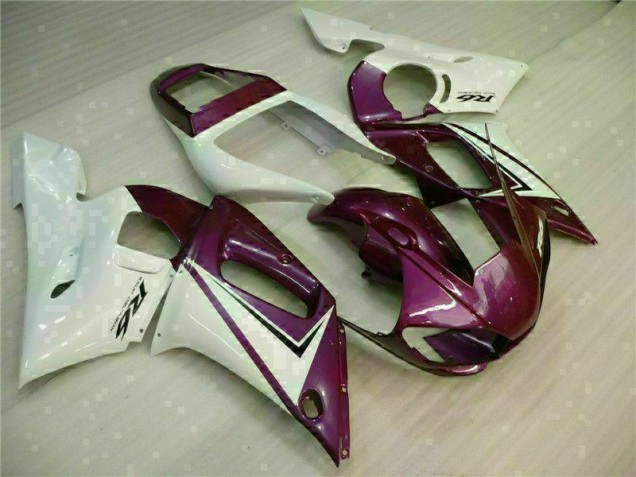 Viola Bianco Carene Moto Yamaha R6 1998-2002 Viola Bianco Carene Moto Yamaha R6 1998-2002