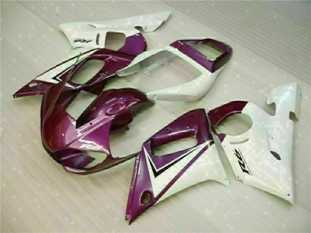 Viola Bianco Carene Moto Yamaha R6 1998-2002 Viola Bianco Carene Moto Yamaha R6 1998-2002