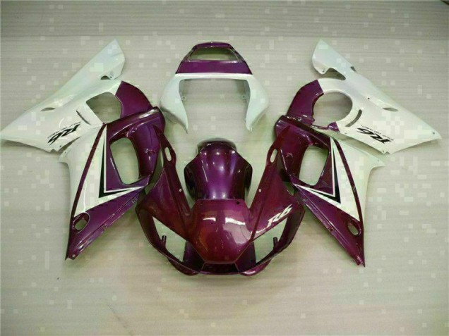 Viola Bianco Carene Moto Yamaha R6 1998-2002 Viola Bianco Carene Moto Yamaha R6 1998-2002