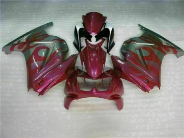 Viola Rosso Carene Moto Kawasaki EX250 2008-2012