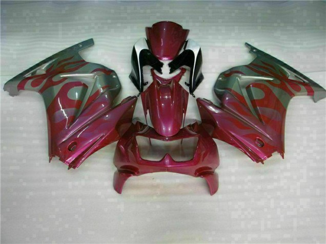 Viola Rosso Carene Moto Kawasaki EX250 2008-2012 Viola Rosso Carene Moto Kawasaki EX250 2008-2012